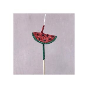 Vela forma Fruta “Sandía” x5 unidades