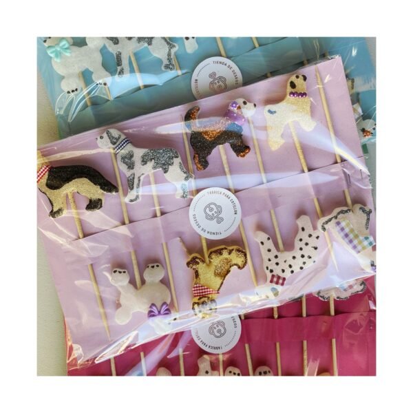 Pack Vela Forma “Set Perritos” x8 unidades - Imagen 4
