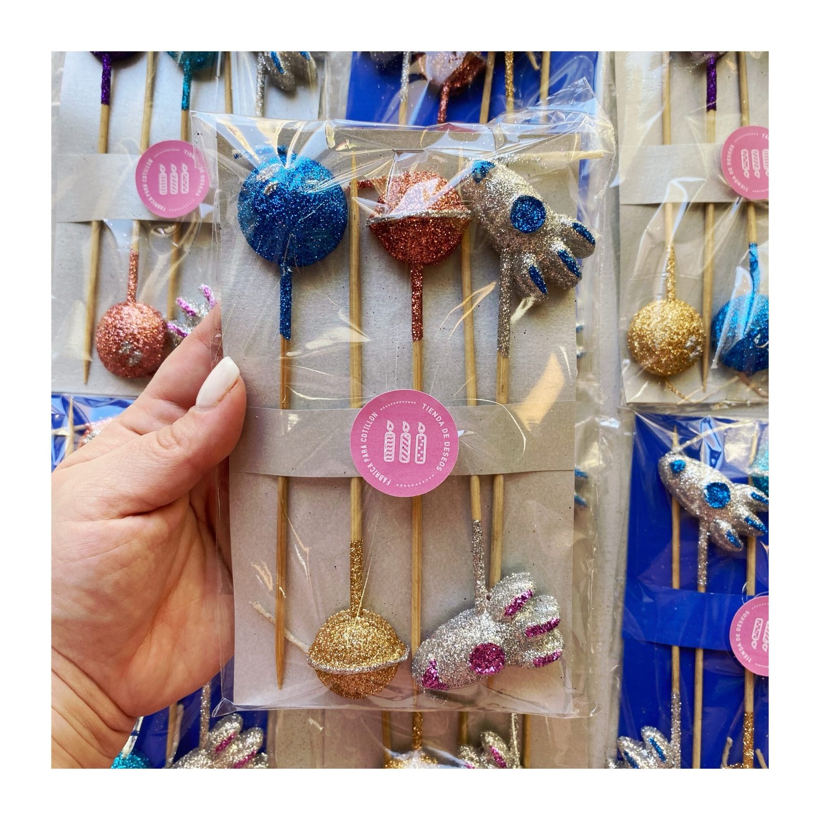 Pack Vela forma “Set Espacial” x5 unidades