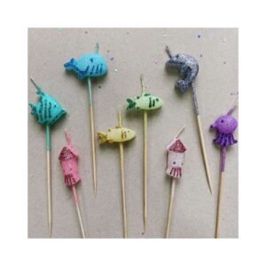 Pack Vela forma "Set Animalitos Marinos” x5 unidades