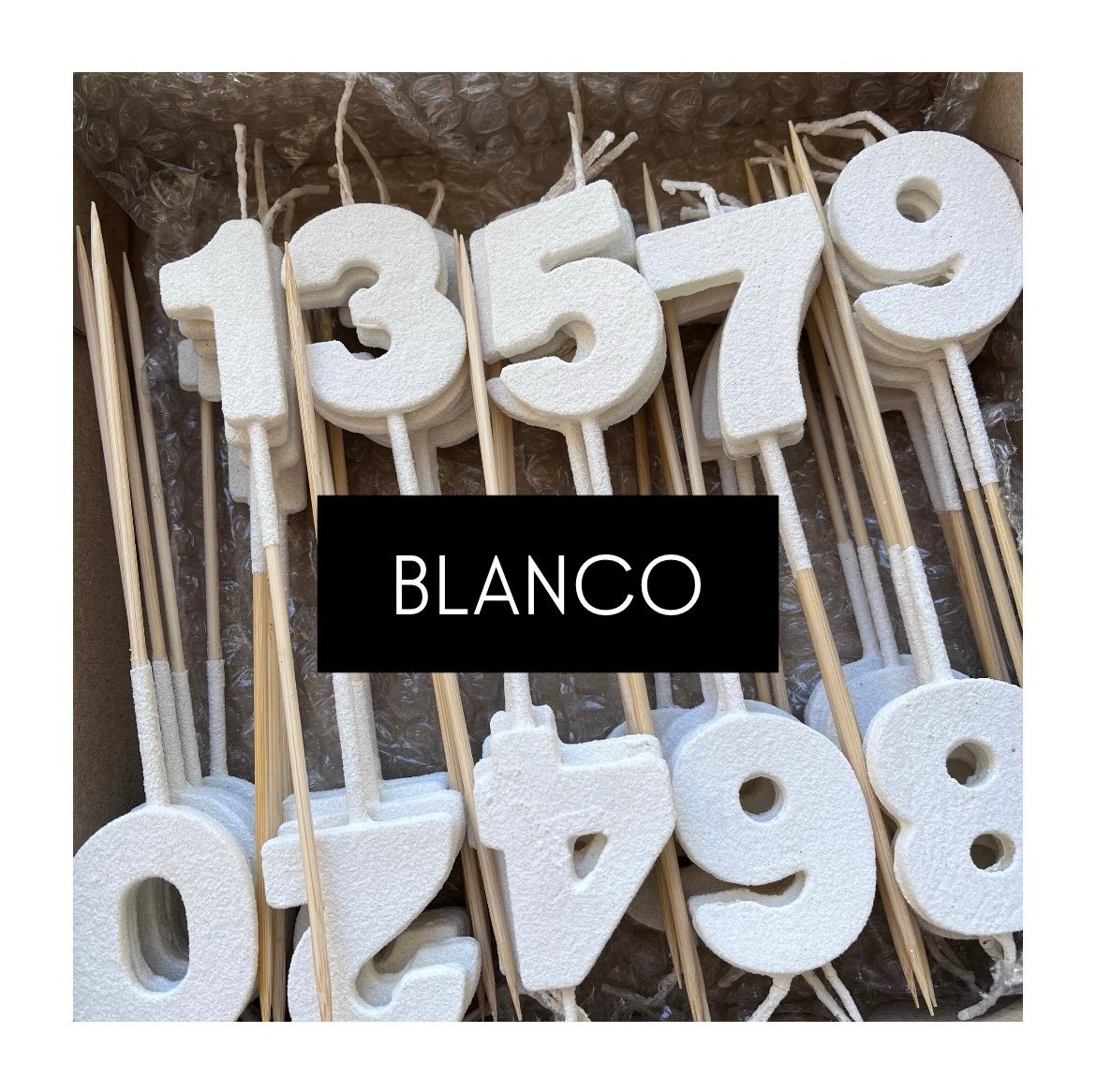 Pack Vela Numero "Magic Vintage" x5 unidades - Imagen 15
