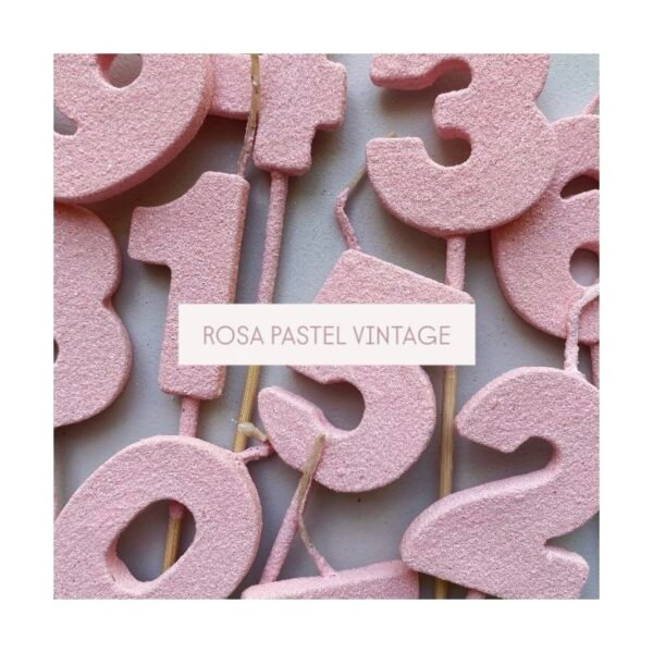 Pack Vela Numero "Magic Vintage" x5 unidades - Imagen 5