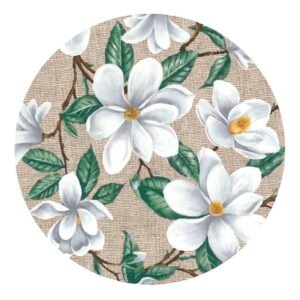 Pack Plato de Sitio "Magnolias" x6 unidades