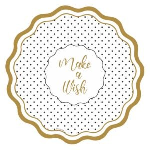 Pack Plato de Sitio "Make a Wish" x6 unidades