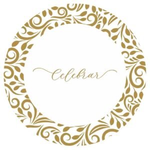 Pack Plato de Sitio "Arabescos Oro" x6 unidades