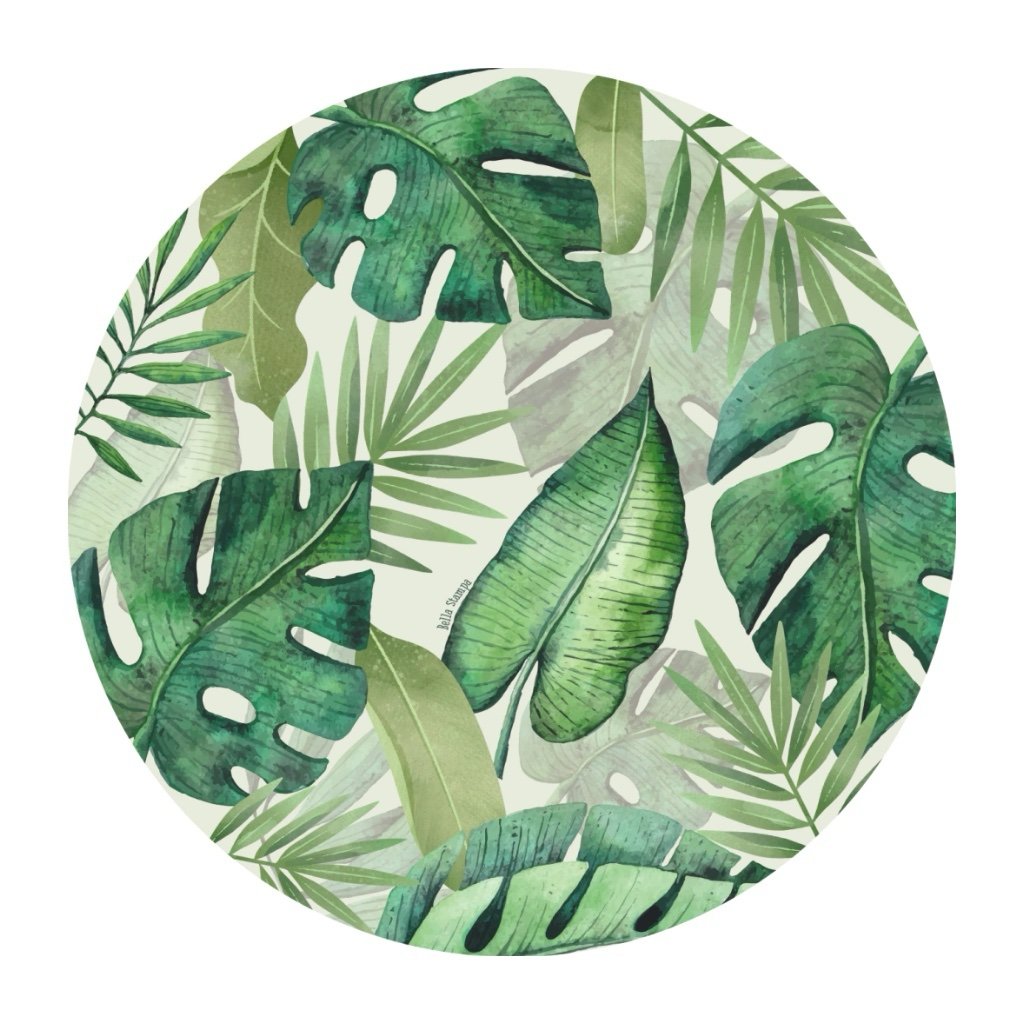 Pack Plato de Sitio "Monstera" x6 unidades