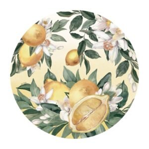 Pack Plato de Sitio "Limones" x6 unidades