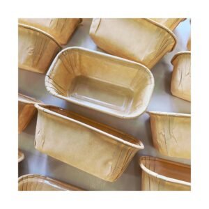 Pack “Portacupcake Rectangular Kraft” x10 unidades