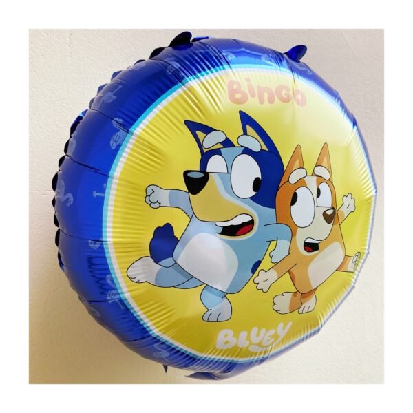Globo redondo “Bluey/Bingo” x unidad - Imagen 2