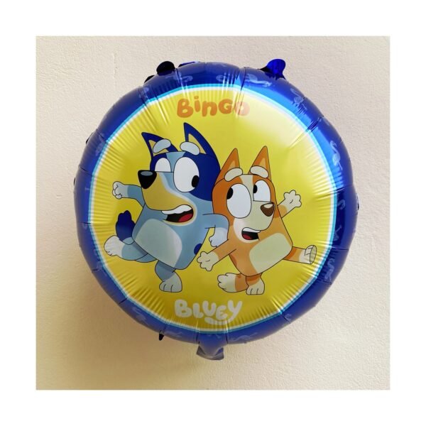 Globo redondo “Bluey/Bingo” x unidad