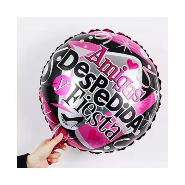 Globo redondo “Despedida de Soltera” x unidad