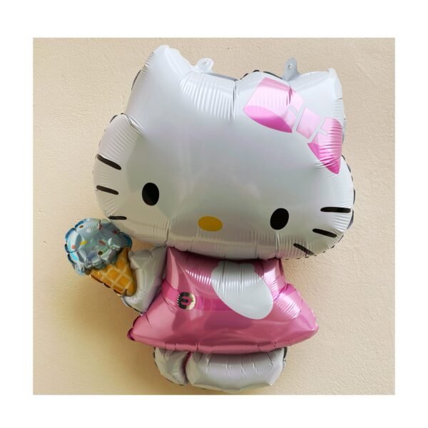 Globo Forma “Kitty con Heladito” x unidad