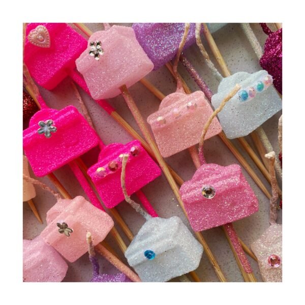 Pack Vela forma “Carterita con Aplique” x5 unidades