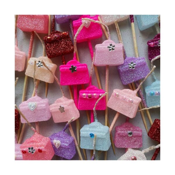 Pack Vela forma “Carterita con Aplique” x5 unidades - Imagen 2