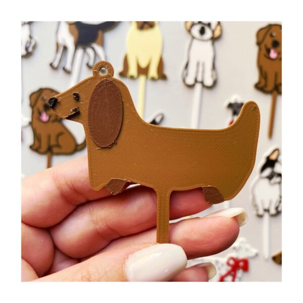 Toper / Llavero "Perrito de Raza" x unidad - Imagen 9