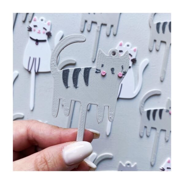 Toper / Llavero "Gatito Gris" x unidad
