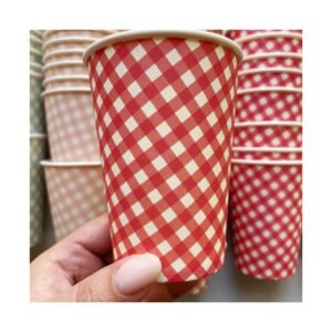 Pack Vasos “Escocés Rojo” x10 unidades