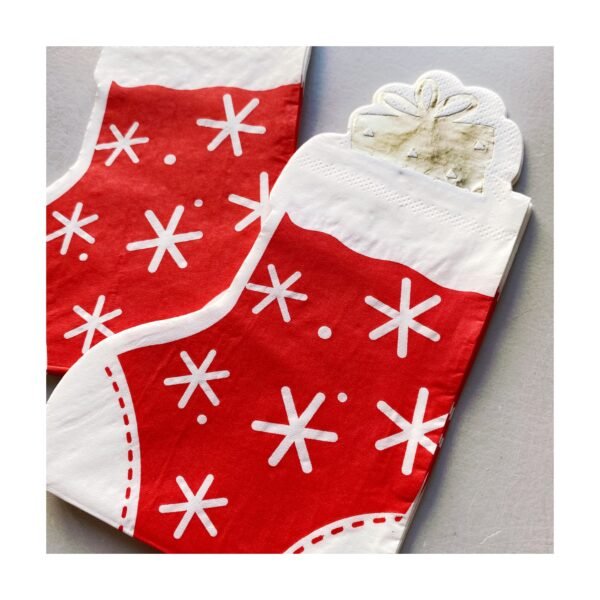 Pack Servilleta forma “Media con Regalos” x12 unidades