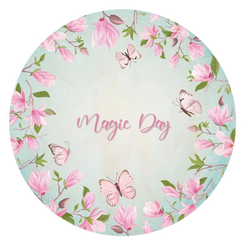 Pack Plato de Sitio "Magic Day mariposas" x6 unidades