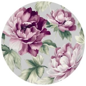 Pack Plato de Sitio "Peonias" x6 unidades