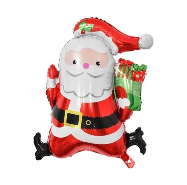 Globo forma “Papa Noel Saltarín” x unidad