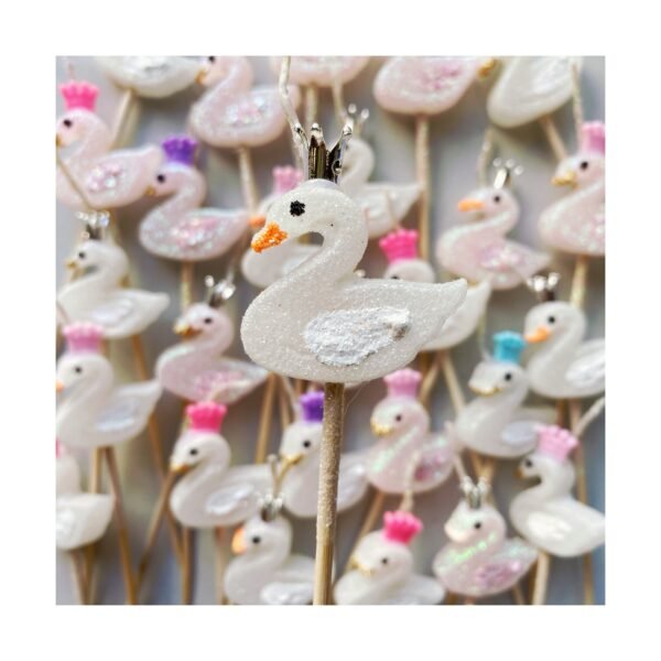 Pack Vela Forma "Cisne" x5 unidades