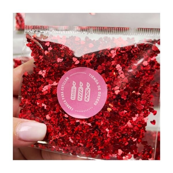 Confeti "Corazoncitos" x unidad