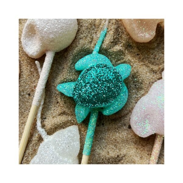 Pack vela forma “Tortugas Marinas” x5 unidades