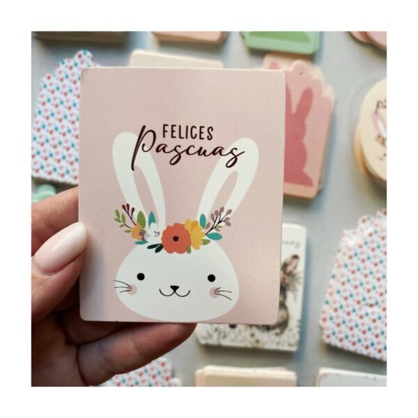 Tag “Diseños Felices Pascuas” x unidad - Imagen 2