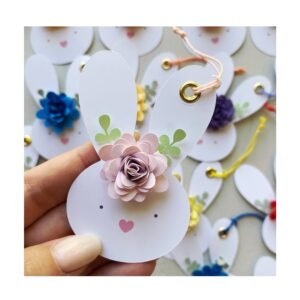 Tag “Coneja con flor” x unidad