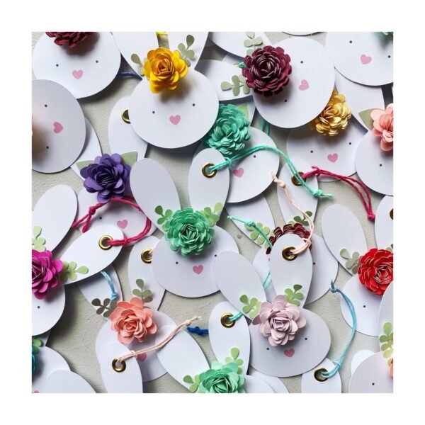 Tag “Coneja con flor” x unidad - Imagen 2