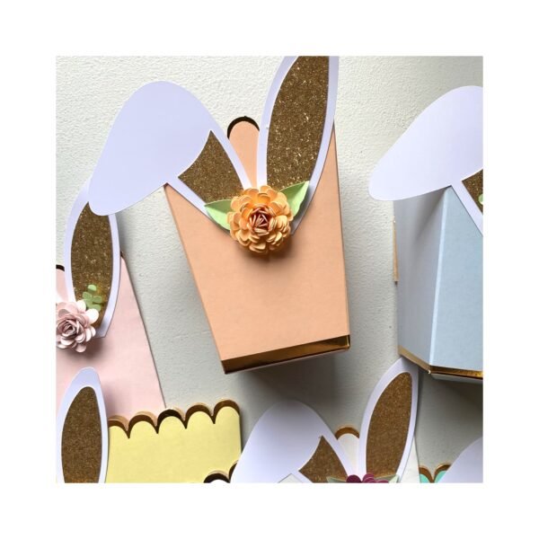 Pochoclera “Orejitas de pascua” x unidad
