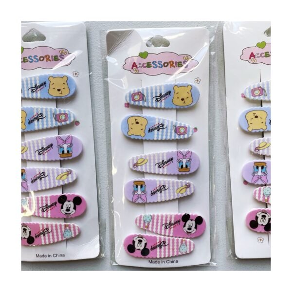 Pack Hebillas “Diseños Disney” x6 unidades - Imagen 2