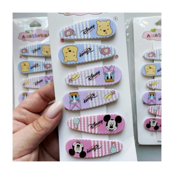 Pack Hebillas “Diseños Disney” x6 unidades