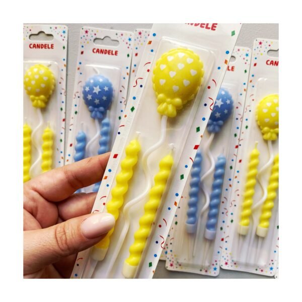 Pack Vela “Globo con Velitas” x blister - Imagen 2