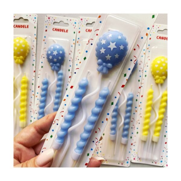 Pack Vela “Globo con Velitas” x blister - Imagen 3