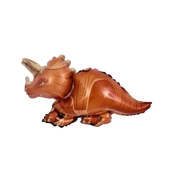 Globo Forma “Dino Marrón con cuerno Mini” x unidad