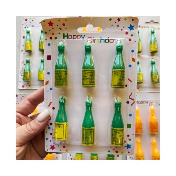 Set “Velas Botella” x6 unidades