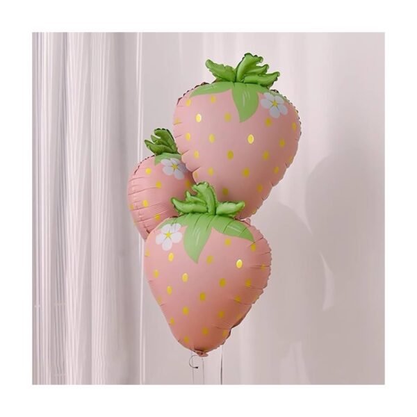Globo forma “Frutilla Salmón” x unidad
