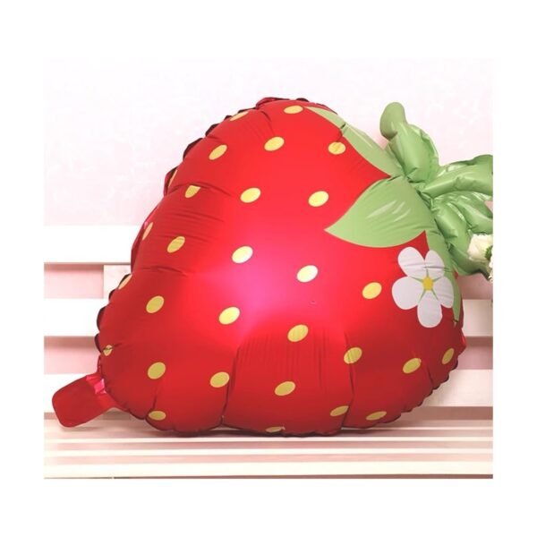 Globo forma “Frutilla Salmón” x unidad - Imagen 4