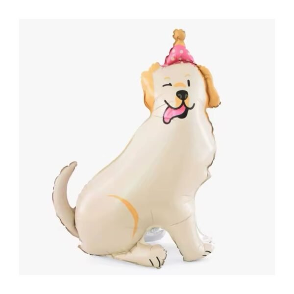 Globo forma “Perrito Golden Retriver” x unidad