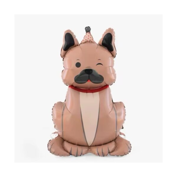 Globo forma “Perrito Buldog” x unidad