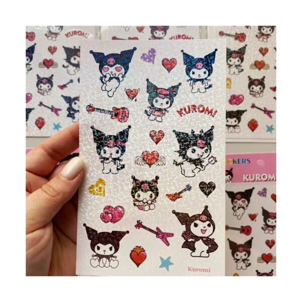 Sticker “Kuromi iris” x plancha