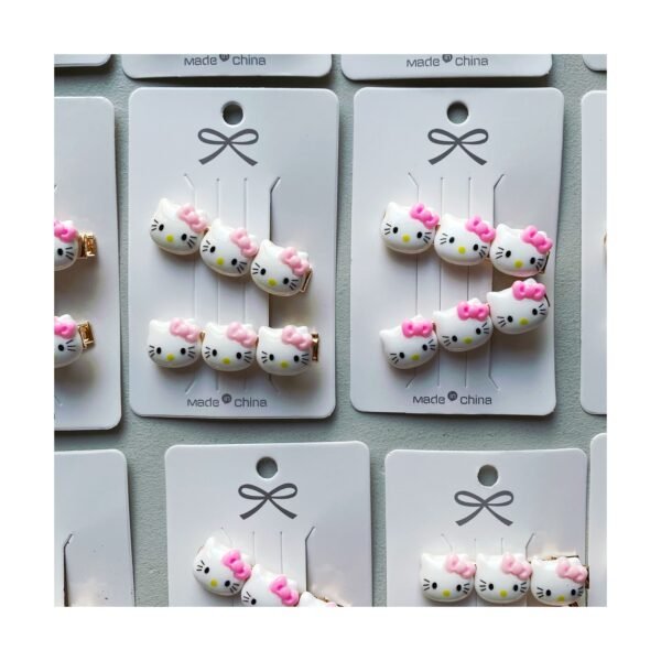 Pack Hebilla metálica “Hello Kitty” x 2 unidades - Imagen 3