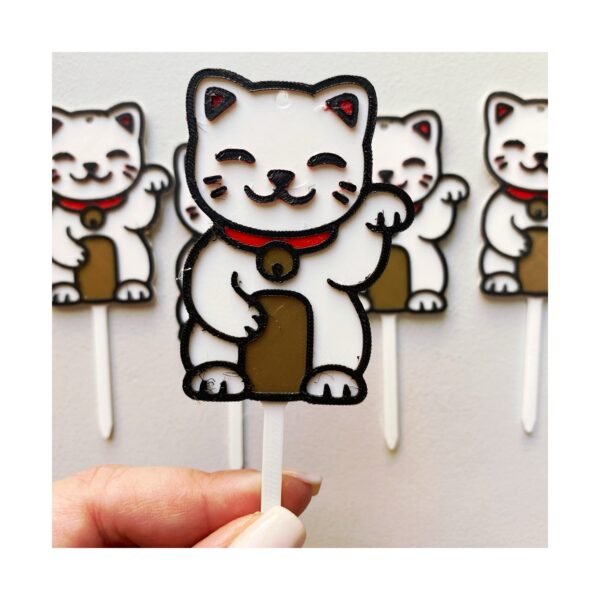 Toper / Llavero "Gatito Suerte" x unidad