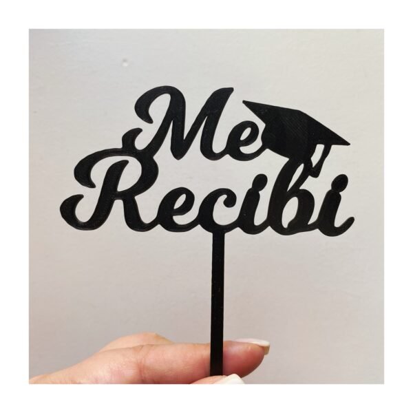 Toper “Me Recibí” x unidad - Imagen 2