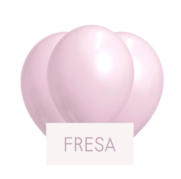 Pack Globo 12” Latex “Fresa” x25 unidades