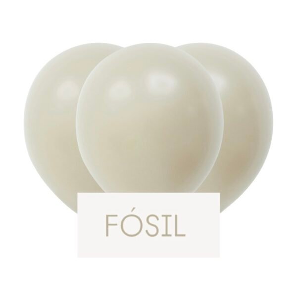 Pack Globo 12” Latex Vintage “Fósil” x25 unidades
