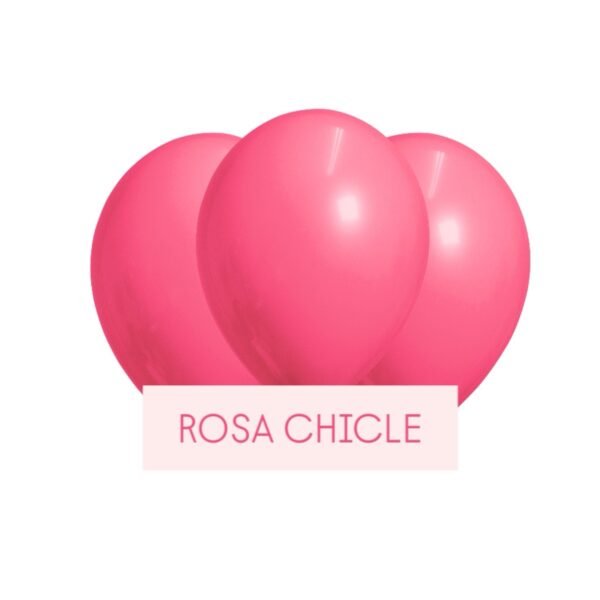 Pack Globo 12” Latex Vintage “Rosa Chicle” x25 unidades