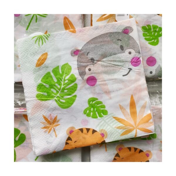 Pack Servilleta Eco "Animales Selva" x20 unidades